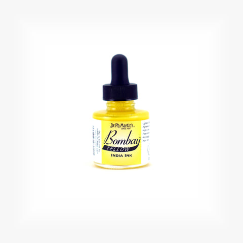 Dr. Ph. Martin's Bombay India Ink, 1.0 oz, Yellow