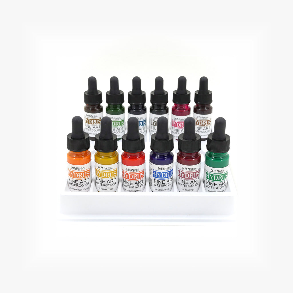 Dr. Ph. Martin's Hydrus Fine Art Watercolor, 0.5 oz, Set of 12 (Set 2)