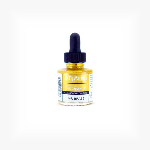 Dr. Ph. Martin's Iridescent Calligraphy Color, 1.0 oz, Brass (14R)