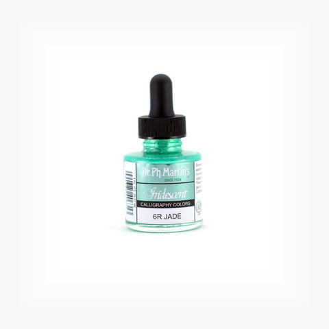 Dr. Ph. Martin's Iridescent Calligraphy Color, 1.0 oz, Iridescent Jade (6R)