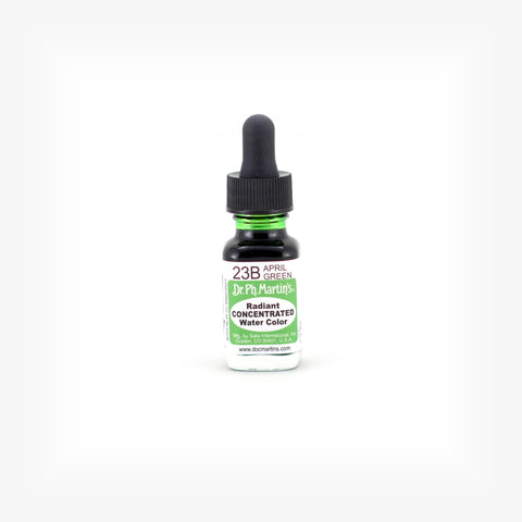 Dr. Ph. Martin's Radiant Concentrated Water Color, 0.5 oz, April Green (23B)