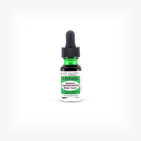 Dr. Ph. Martin's Radiant Concentrated Water Color, 0.5 oz, Calypso Green (41C)
